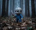 Chibi Jason Voorhees, Friday the 13th, DIY Decor, Horror, Humor, Movie, Paper Art, Original Decoration, PDF, Maker, Craft, Wall decor, Moon Studio