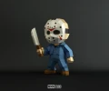 Chibi Jason Voorhees, Friday the 13th, DIY Decor, Horror, Humor, Movie, Paper Art, Original Decoration, PDF, Maker, Craft, Wall decor, Moon Studio