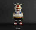 Urban Gundam RX-79[G], DIY, Papercraft, PDF, Low Poly, 3D model, Craft, Paper, Pixar, Movie, Moon Studio