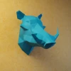 Warthog Boar papercraft DIY Trophy, Download and make your own Faux taxidermy