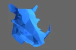 Warthog Boar papercraft DIY Trophy, Download and make your own Faux taxidermy