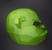 Orge Mask Papercraft, DIY, Low-poly Papercraft