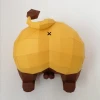 Cucul Toro (Bull Bottom) Papercraft, Lowpoly Papercraft, Fovea - Papercraft - Nonitt