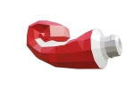 Pot Ecrase Papercraft, Lowpoly Papercraft, Fovea - Papercraft - Nonitt