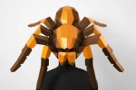 3D Paper Tarantula Mask: DIY Spider Costume (PDF Pattern)