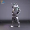 Rhino Warrior Paper Model template | Rhino paper Sculpture | Rhino Papercraft Kit DIY 3D Paper Crafts