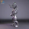 Rhino Warrior Paper Model template | Rhino paper Sculpture | Rhino Papercraft Kit DIY 3D Paper Crafts