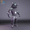 Rhino Warrior Paper Model template | Rhino paper Sculpture | Rhino Papercraft Kit DIY 3D Paper Crafts