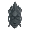African Tribal Baoule Mask Papercraft, DIY, PDF, Wall Decor, 3D Mask Template