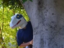 Dinosaur Mask - Velociraptor | Great Dinosaur Birthday Fun! | Halloween Mask | Velociraptor Mask | Dinosaur Birthday | Paper Mask