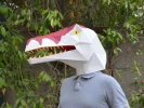 Dinosaur Mask - Spinosaurus PDF Pattern | Dinosaur Costume | Jurassic Park Halloween Mask | Spinosaurus Mask | Jurassic World