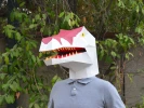 Dinosaur Mask - Spinosaurus PDF Pattern | Dinosaur Costume | Jurassic Park Halloween Mask | Spinosaurus Mask | Jurassic World
