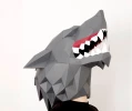 DIY Papercraft Werewolf Mask: Halloween Costume (PDF Pattern)