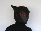 Galactic Ninja Mk1 Low Poly Mask Pattern - Papercraft Template Uses Just Paper and Glue | Halloween Mask Robot Mask