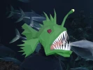 Scary Halloween Mask: Angler Fish Mask Pattern | Anglerfish Deep Sea Fish DIY Mask Paper Craft Mask
