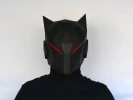 Galactic Ninja Mk1 Low Poly Mask Pattern - Papercraft Template Uses Just Paper and Glue | Halloween Mask Robot Mask