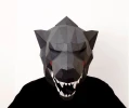 DIY Papercraft Werewolf Mask: Halloween Costume (PDF Pattern)