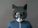 DIY Cat Mask: Printable Papercraft Costume (PDF Pattern)