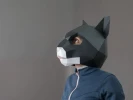 DIY Cat Mask: Printable Papercraft Costume (PDF Pattern)
