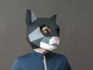DIY Cat Mask: Printable Papercraft Costume (PDF Pattern)