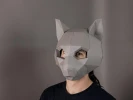 DIY Cat Mask: Printable Papercraft Costume (PDF Pattern)