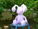 Easter Bunny that Lights Up! Fun Papercraft Pattern | Rabbit Figurine | Easter Project | DIY Project | Baby Shower