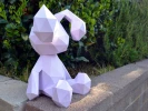 Easter Bunny that Lights Up! Fun Papercraft Pattern | Rabbit Figurine | Easter Project | DIY Project | Baby Shower