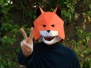 Fox Mask with Moving Jaw! - Paper Halloween Mask | Animal Mask | DIY Paper Mask | Printable Mask