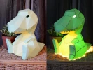 T-Rex Lamp Papercraft Pattern | DIY Project | Table Lamp | Paper Lantern T-Rex Lamp Papercraft Pattern | DIY Project | Table Lamp | Paper Lantern