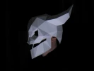 Devil Skull Mask with Moving Mouth for Halloween - DIY Pattern With Just Paper and Glue! | Halloween Mask | Demon Skull Devil Skull Mask with Moving Mouth for Halloween - DIY Pattern With Just Paper and Glue! | Halloween Mask | Demon Skull