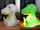 T-Rex Lamp Papercraft Pattern | DIY Project | Table Lamp | Paper Lantern T-Rex Lamp Papercraft Pattern | DIY Project | Table Lamp | Paper Lantern
