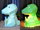 T-Rex Lamp Papercraft Pattern | DIY Project | Table Lamp | Paper Lantern T-Rex Lamp Papercraft Pattern | DIY Project | Table Lamp | Paper Lantern