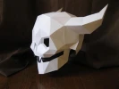 Devil Skull Mask with Moving Mouth for Halloween - DIY Pattern With Just Paper and Glue! | Halloween Mask | Demon Skull Devil Skull Mask with Moving Mouth for Halloween - DIY Pattern With Just Paper and Glue! | Halloween Mask | Demon Skull