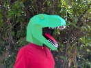Dinosaur Mask Pattern: Make a Paper T-Rex Mask