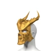 Dragon Mask, Horned Mask Low poly Papercraft, DIY, PDF