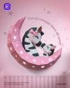 Zebra Mama Papercraft Low Poly 3d DIY Kenart10