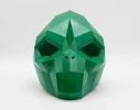 Alien Mask | DIY Paper Mask, Printable Template, Papercraft, 3D Mask, Polygon, Low Poly, Geometric, Costume, Pattern, PDF Download