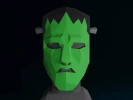 Frankenstein Mask Papercraft, DIY, PDF, Halloween, 3D Mask Template