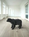 Bear 3D Decor Low poly Papercraft, DIY, PDF