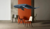 Whale 3D Decor Low poly Papercraft, DIY, PDF