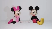 Sitting Mickey Mouse 3D Decor Low poly Papercraft, DIY, PDF