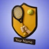 Tennis Trophy 3D Wall Decor Low poly Papercraft, DIY, PDF
