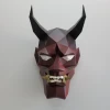 Be the Oni Low poly mask PDF for Paper craft. Make your own with this simple mask