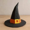 Witch Hat Low poly Papercraft, DIY, PDF