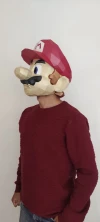 MARIO Mask DIY, Lowpoly Papercraft
