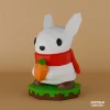 JoyFold Doll Tsuki Bunny Papercraft/Template PDF/Low Poly/Papercraft/ 3D Art/ Origami/Party/Home Decor
