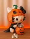 Hello Kitty Pumpkin Costume and Wearing a Cloak Low Poly Papercraft