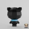 JoyFold Doll Chococat Papercraft/Template PDF/Low Poly/Papercraft/ 3D Art/ Origami/Party/Home Decor