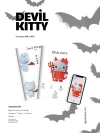 Hello Kitty Devil Costume Holding a Trident Low Poly Papercraft
