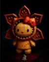Hello Kitty Demogorgon Costume Low Poly Papercraft